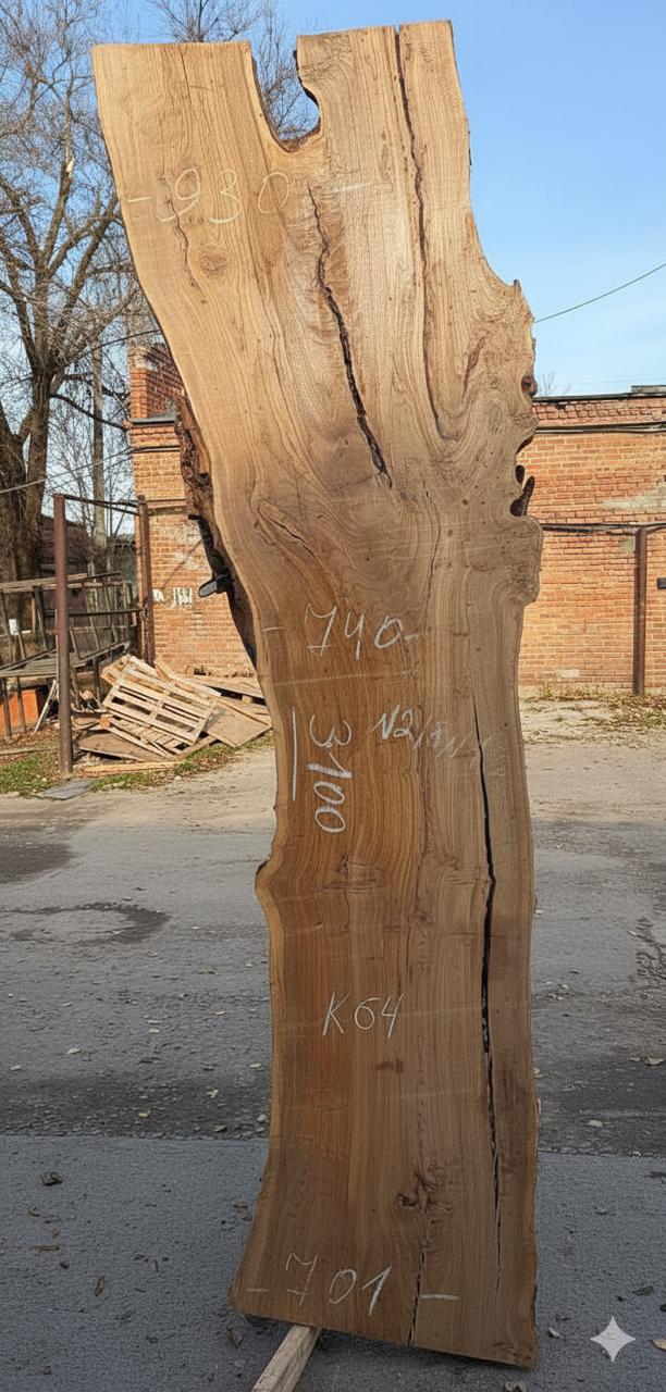 Слэб карагач k64, 310 × 80 × 8 см